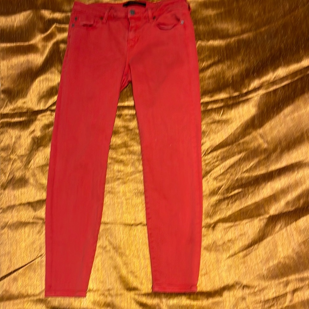 Red stretch jeans from Liverpool